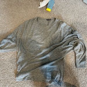 Shein large gray dolman tunic top